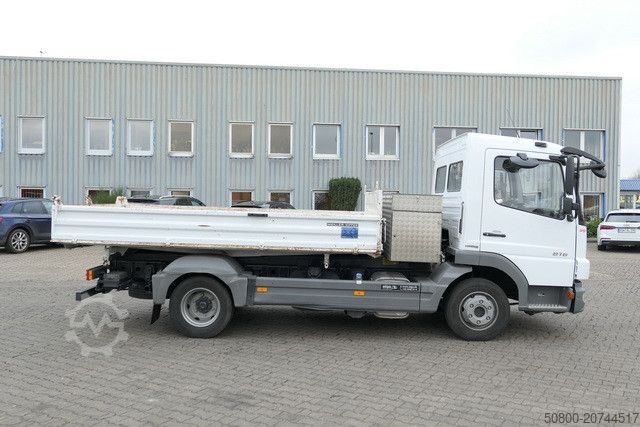 Trostrani kiper kombi MERCEDES-BENZ 816 K Atego 4x2, Meiller, 3. Sitz, 2x AHK