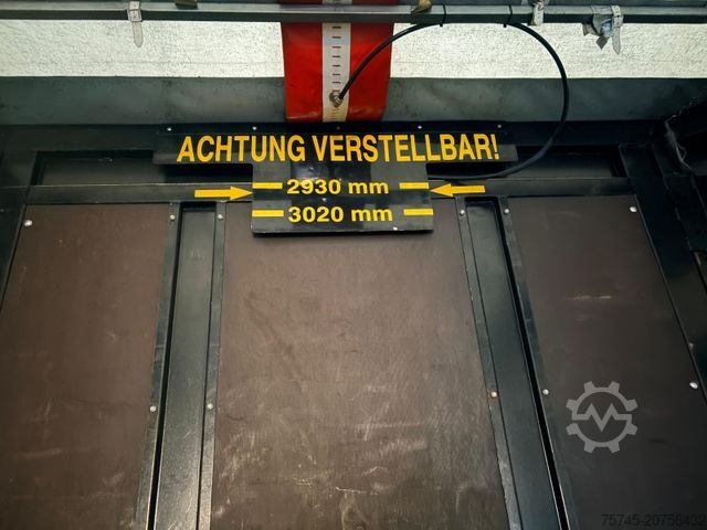 Open semitrailer with tarp VAN_ECK