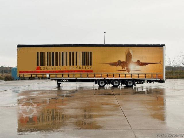 Open semitrailer with tarp VAN_ECK