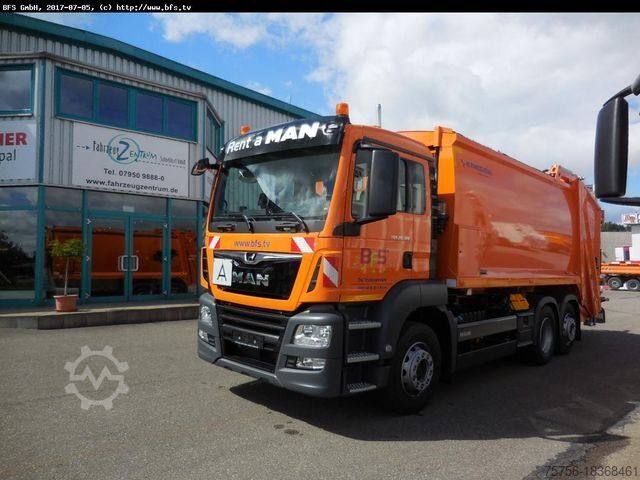 Vuilniswagen MAN TGS 26.320 6X2-2 BL HS HL Olympus 21W - Omni-DEK