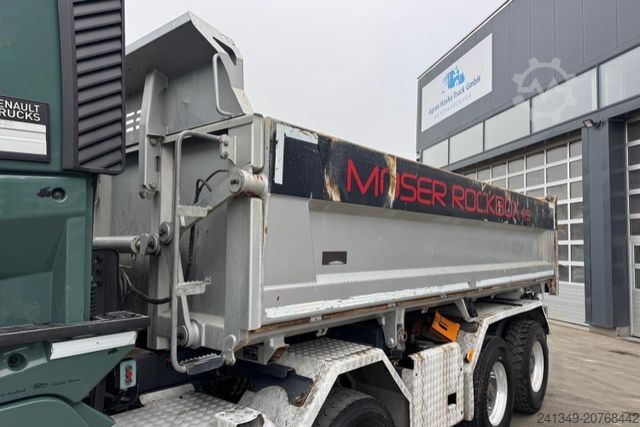 Tipper truck RENAULT C480 8x4 2S Moser