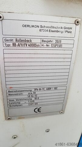 Mot. tank-ketel draai-inrichting OERLIKON RB-AFV/FV 4000 Syn