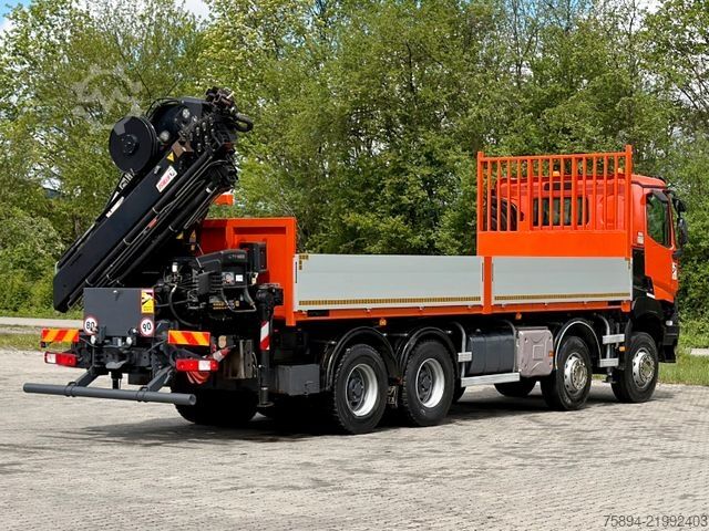 Grua montada em camião RENAULT K 430 * HIAB 211 EP - 5 HIDUO+ FUNK * 8x4