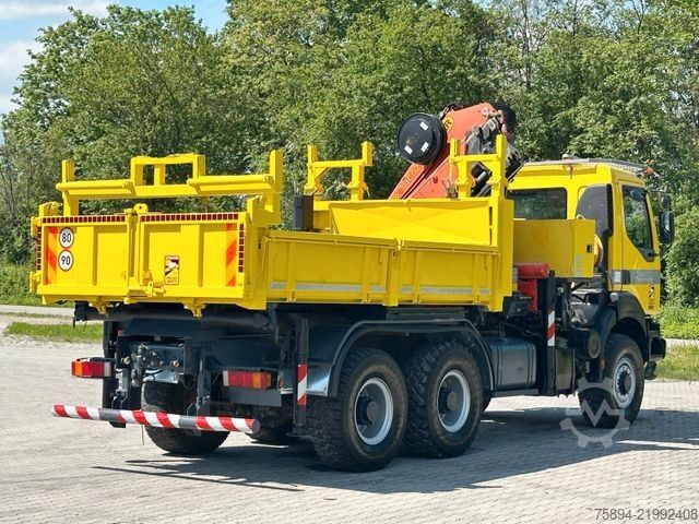 Teherautóra szerelt daru RENAULT KERAX 370 DCI * PK 30002 C + FUNK/BORDMATIC* 6x6