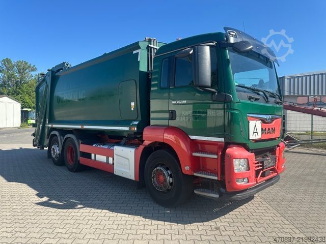 Çöp kamyonu MAN TGS 26.320 / HS ASF OL 21 W + Schüttung