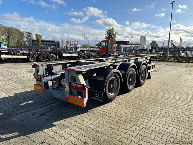  Van Hool 3-ASSIGE OPLEGGER 20FT/30FT ADR CHASSIS / galva...