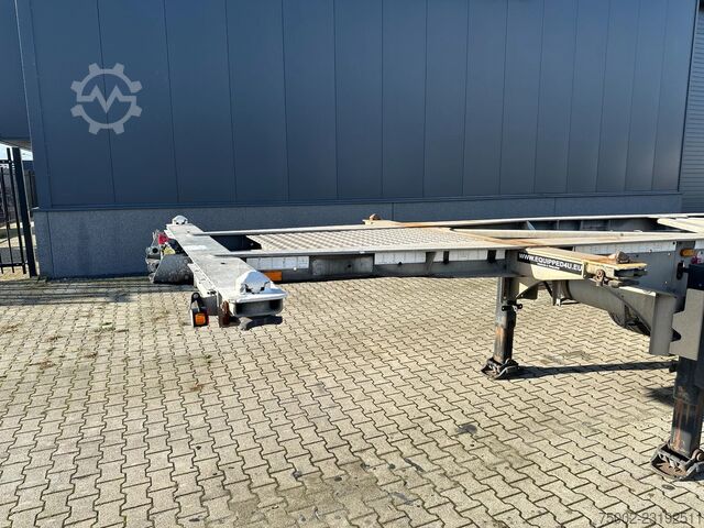  Van Hool 3-ASSIGE OPLEGGER 20FT/30FT ADR CHASSIS / galva...
