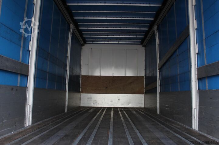 Nyitott pótkocsi ponyvával Fruehauf Fruehauf 2-Achser SAF Edscha Alu Bordwände