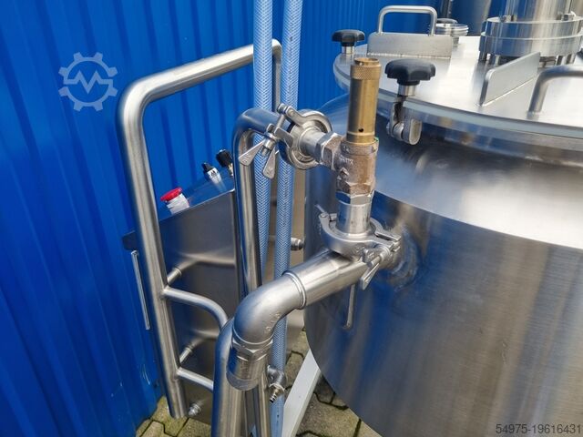 RVS tank met roerwerk Jentec GmbH