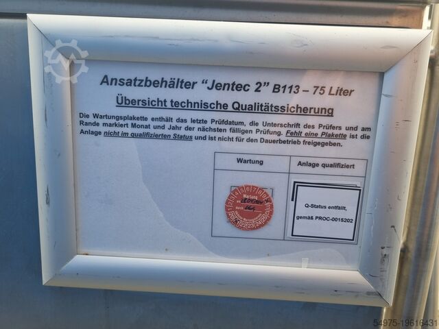 RVS tank met roerwerk Jentec GmbH