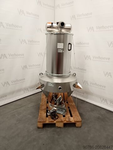 AZO 3-point weighing hopper equipped with vacuum filter AZO