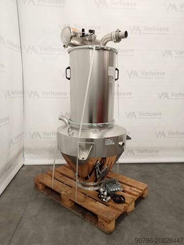 AZO 3-point weighing hopper equipped with vacuum filter AZO 