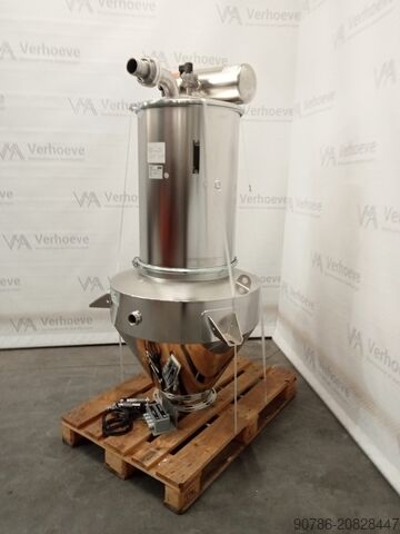 AZO 3-point weighing hopper equipped with vacuum filter AZO