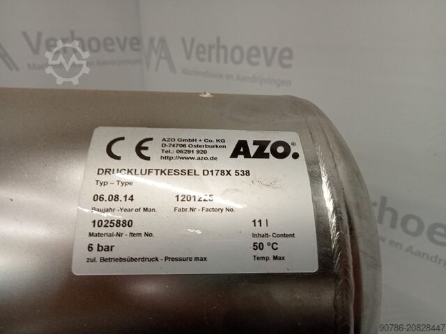 AZO 3-point weighing hopper equipped with vacuum filter AZO 