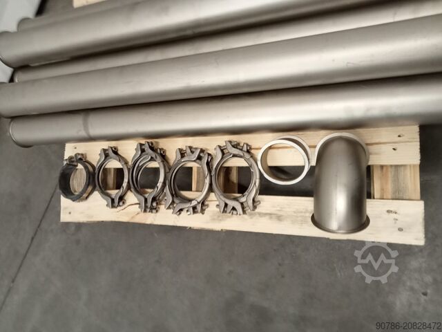 Stainless steel Jacob pipe round 80mm various