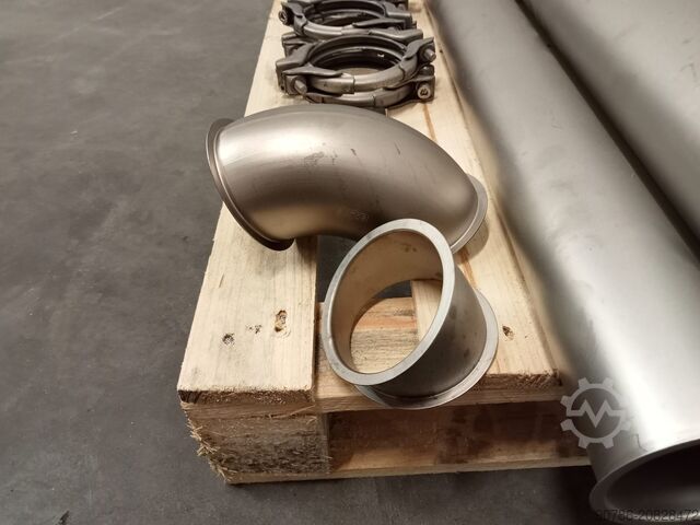 Stainless steel Jacob pipe round 80mm various