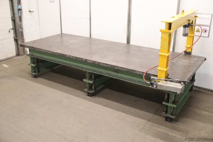 Płyta mocująca z prasą prostującą unbekannt 1510/4025/H900 mm