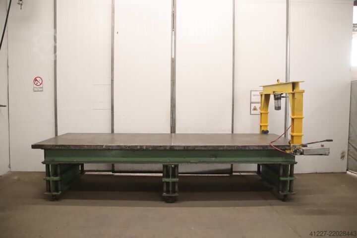 Płyta mocująca z prasą prostującą unbekannt 1510/4025/H900 mm