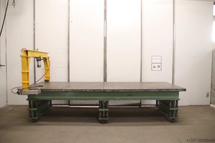 Płyta mocująca z prasą prostującą unbekannt 1510/4025/H900 mm