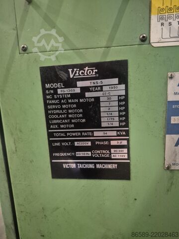 CNC-drejebænk Victor Taichung TNS 5