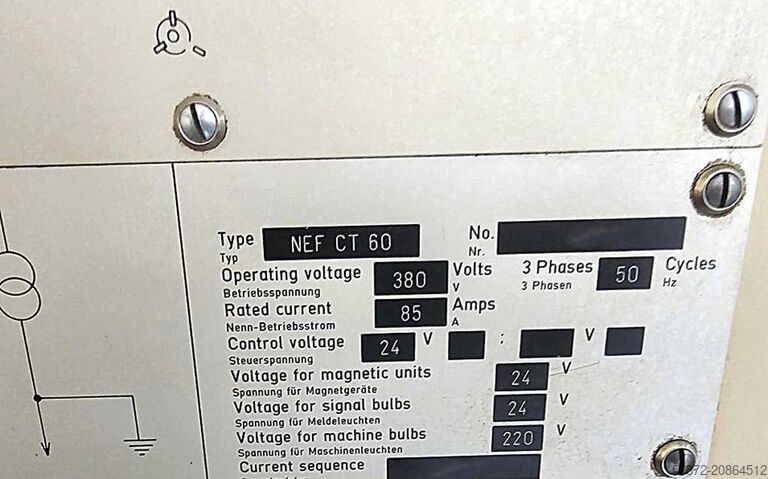 CNC Lathe Gildemeister NEF CT 60