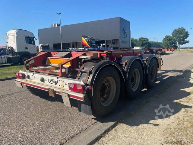 Transport af containere Fliegl SDS380 20FT Tank / ADR / BPW Disc