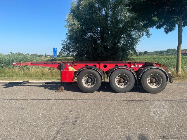Transport af containere Fliegl SDS380 20FT Tank / ADR / BPW Disc