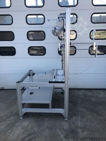 Dispositivo de manipulación, sistema de manipulación, manipulador para tecnología de tornillos; bast JÄGER HANDLING Handy-flex 300