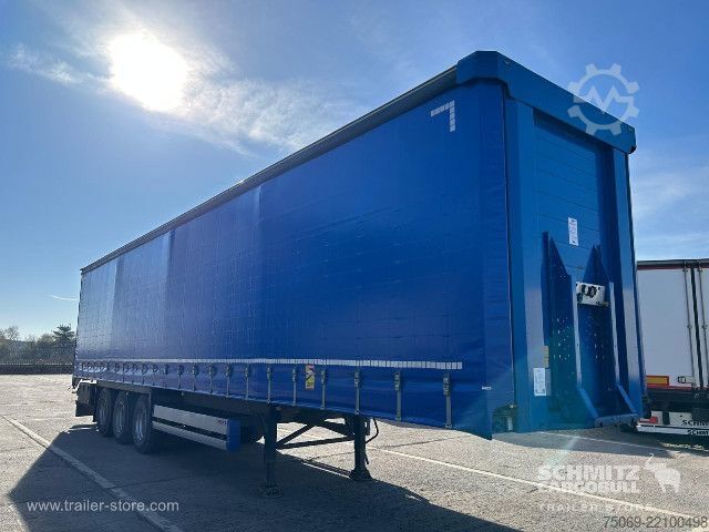 Brandalı açık yarı römork Schmitz Cargobull Curtainsider Standard UK