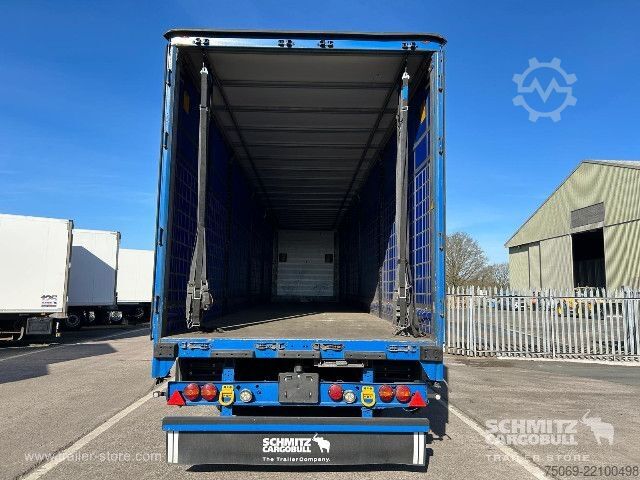 Brandalı açık yarı römork Schmitz Cargobull Curtainsider Standard UK