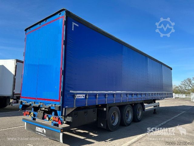 Brandalı açık yarı römork Schmitz Cargobull Curtainsider Standard UK
