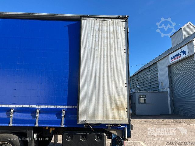 Brandalı açık yarı römork Schmitz Cargobull Curtainsider Standard UK