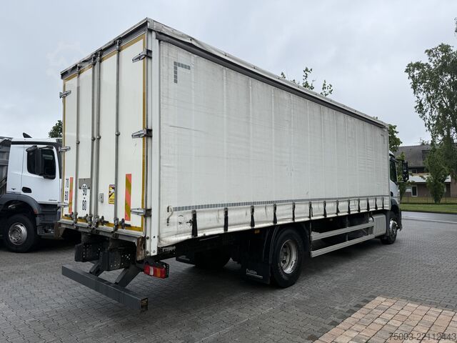Platós teherautó ponyvával Mercedes-Benz Actros/ Antos 1827 L