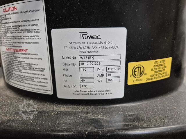 Stofzuiger Ruwac W151EX