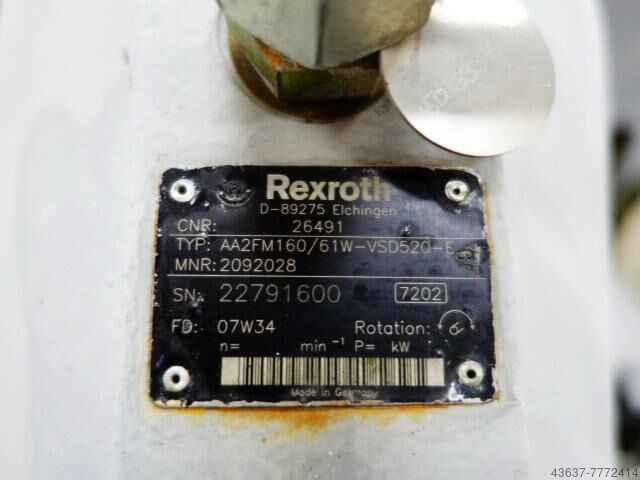 Hydraulische Kran - Seilwinde BRADEN GEARMATIC  CH210A-36P098-0 2G EM