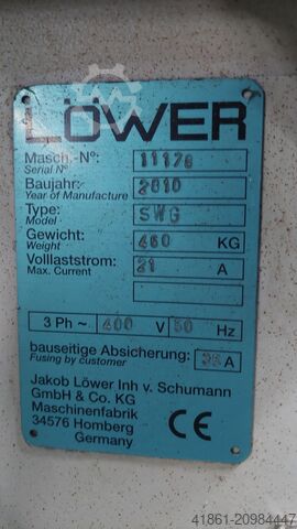Stähleschleifmaschine LÖWER SWG
