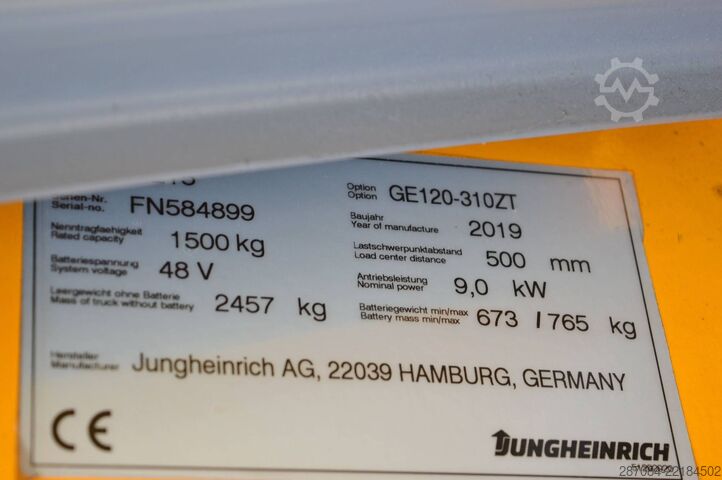 Gaffeltruck Jungheinrich EFG 215