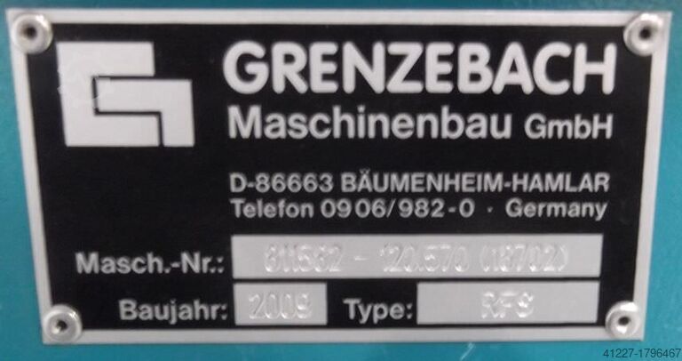 Rollenbaan aangedreven Grenzebach mit Hubeinheit