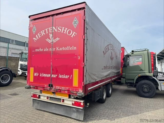 Anhänger mit Pritsche & Plane ACKERMANN-FRUEHAUF Z-PA 11.9/7.4E  Tandem Anhänger TÜV NEU