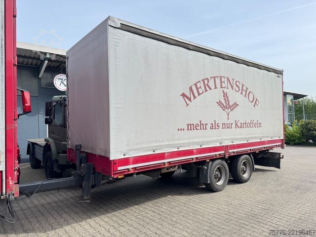 Anhänger mit Pritsche & Plane ACKERMANN-FRUEHAUF Z-PA 11.9/7.4E  Tandem Anhänger TÜV NEU