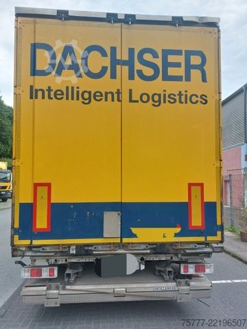 Semi-reboque aberto com lona KRONE SD Profiliner-Ladebordwand-Edscha