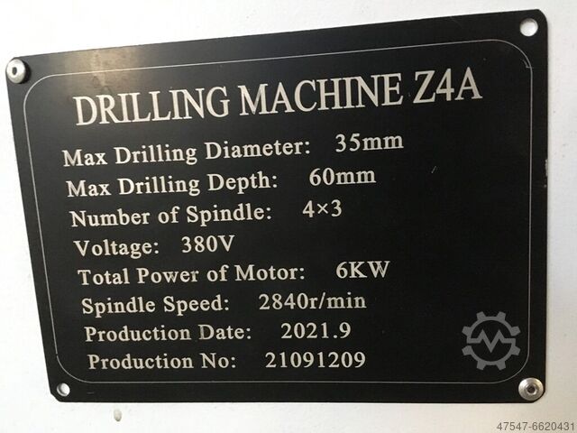 Boormachine met meerdere assen 21-90-158 WOODLAND MACHINERY Z4A