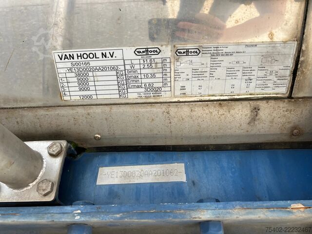 Serbatoio Van Hool Tank / 30.000 LT / ADR / BPW + Disc / 1x Lift axle