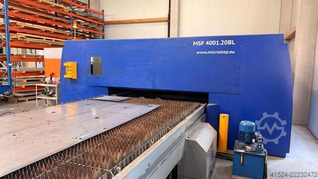 CNC laser cutting machine fiber laser 3 kW MicroStep FIBERLAS MSF 4001.20BL