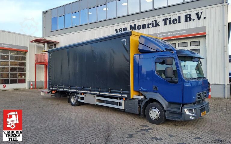 Συρόμενος μουσαμάς Renault D 240.12 LOW P4x2 - EURO 6 - SCHUIFZEIL - 07-BVF-2