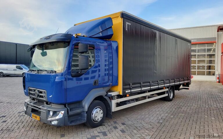 Συρόμενος μουσαμάς Renault D 240.12 LOW P4x2 - EURO 6 - SCHUIFZEIL - 07-BVF-2