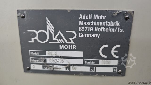 μηχάνημα κοπής χαρτιού Polar Mohr 115 E