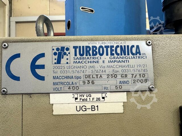 Pískovací jednotka Turbotechnika Turbinentyp 2xTC 260 D