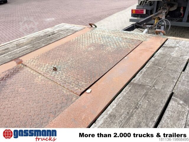 Dieplader oplegger Ackermann-Frühauf TA 30, hydr. Rampen