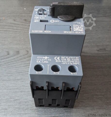 Interruptor automático del motor Siemens Sirius 